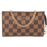 Louis Vuitton Damier Ebene Monogram Pochette Accessoire Shoulder Bag