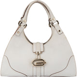 Gucci White Leather Jackie Handbag