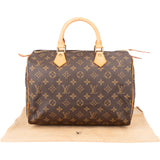 Louis Vuitton Canvas Monogram Speedy 30 Handbag
