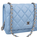 Chanel Quilted Lambskin Wallet On Chain Crossbody Bag