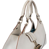 Gucci White Leather Jackie Handbag