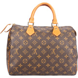 Louis Vuitton Canvas Monogram Speedy 30 Handbag