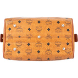 MCM Visetos Monogram Boston Handbag