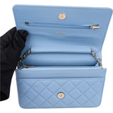 Chanel Quilted Lambskin Wallet On Chain Crossbody Bag
