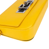 Fendi Sunflower Leather Limited Buckle Baguett Shoulder Bag