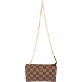 Louis Vuitton Damier Ebene Monogram Pochette Accessoire Shoulder Bag