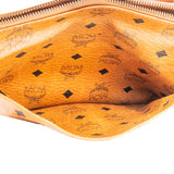 MCM Visetos Monogram Boston Handbag