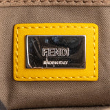 Fendi Sunflower Leather Limited Buckle Baguett Shoulder Bag