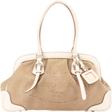 Prada Jacquard Triangle Handbag