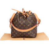 Louis Vuitton Canvas Monogram Sac Noe Petit Shoulder Bag