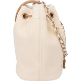 Chanel Cotton Deauville Pearl Bucket Crossbody Bag