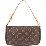 Louis Vuitton Canvas Monogram Pochette Accessoire Handbag