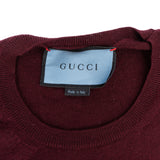 Gucci Bordeaux Cashmere Men Sweater (S-M)