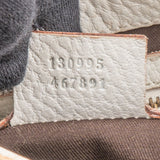 Gucci White Leather Jackie Handbag