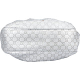 Gucci Silver GG Monogram Sukey Handbag