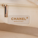 Chanel Cotton Deauville Pearl Bucket Crossbody Bag