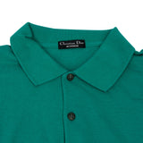 Christian Dior Green Monsieur Cotton Polo Shirt (L)