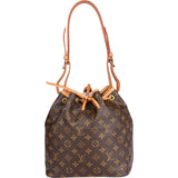 Louis Vuitton Canvas Monogram Sac Noe Petit Shoulder Bag