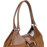 Prada Brown Nylon Triangle Handbag