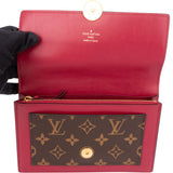 Louis Vuitton Canvas Monogram Flore Wallet On Chain Crossbody Bag
