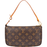 Louis Vuitton Canvas Monogram Pochette Accessoire Handbag