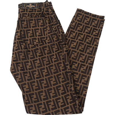 Fendi FF Monogram Women Jeans (DE 38-40 / IT 41) - vintageandkickz