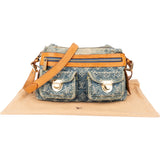 Louis Vuitton Denim Monogram Baggy PM Crossbody Bag