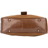 Prada Brown Nylon Triangle Handbag