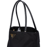 Prada Noir Nylon Triangle Handbag