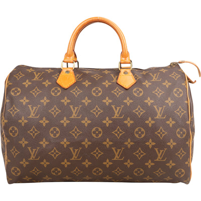 Louis Vuitton Canvas Monogram Speedy 35 Handbag