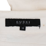 Gucci White Cotton Jeans (IT 38 / DE 34)