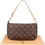 Louis Vuitton Canvas Monogram Pochette Accessoire Handbag