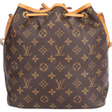 Louis Vuitton Canvas Monogram Sac Noe Petit Shoulder Bag