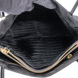 Prada Noir Nylon Triangle Handbag