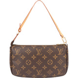 Louis Vuitton Canvas Monogram Pochette Accessoire Handbag