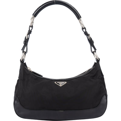 Prada Nylon Triangle Shoulder Bag - vintageandkickz