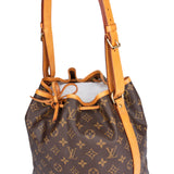 Louis Vuitton Canvas Monogram Sac Noe Petit Shoulder Bag