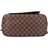 Louis Vuitton Damier Ebene Monogram Neverfull MM Shopper Handbag