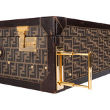 Fendi Monogram Zucca Canvas Vintage Suitcase Koffer