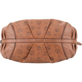 MCM Brown Visetos Monogram Hobo Bag