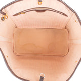 Louis Vuitton Damier Ebene Monogram Neverfull MM Shopper Handbag
