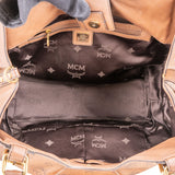 MCM Brown Visetos Monogram Hobo Bag