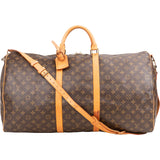 Louis Vuitton Canvas Monogram Keepall 60 Bandouliere