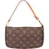 Louis Vuitton Canvas Monogram Pochette Accessoire Handbag