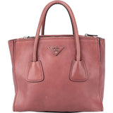 Prada Pink Leather Vitello Handbag