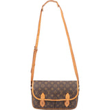 Louis Vuitton Canvas Monogram Gibeciere Crossbody Bag