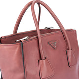 Prada Pink Leather Vitello Handbag