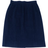 Chanel Bleu Tweed Skirt (DE 36 / FR 38)