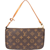 Louis Vuitton Canvas Monogram Pochette Accessoire Handbag