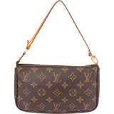 Louis Vuitton Canvas Monogram Pochette Accessoire Handbag